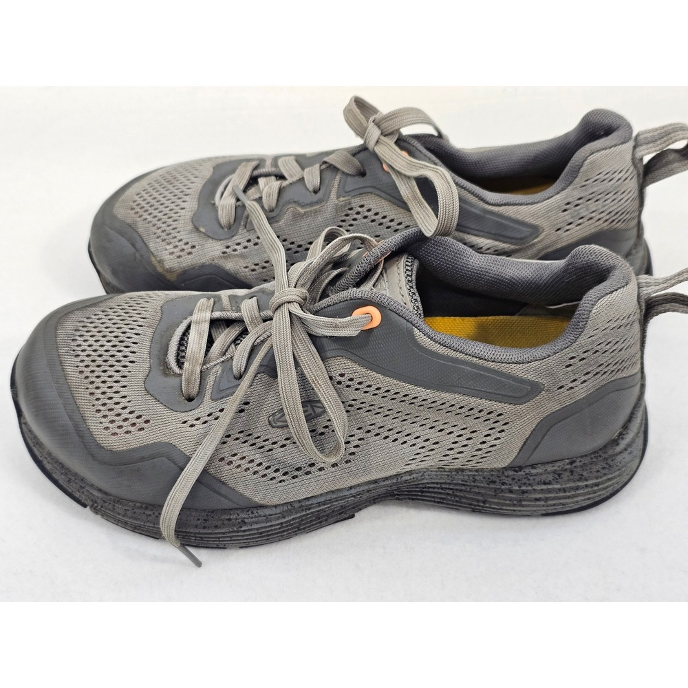 KEEN Utility‎ Women Gray Mesh Work Safety Toe Shoes Size 7W